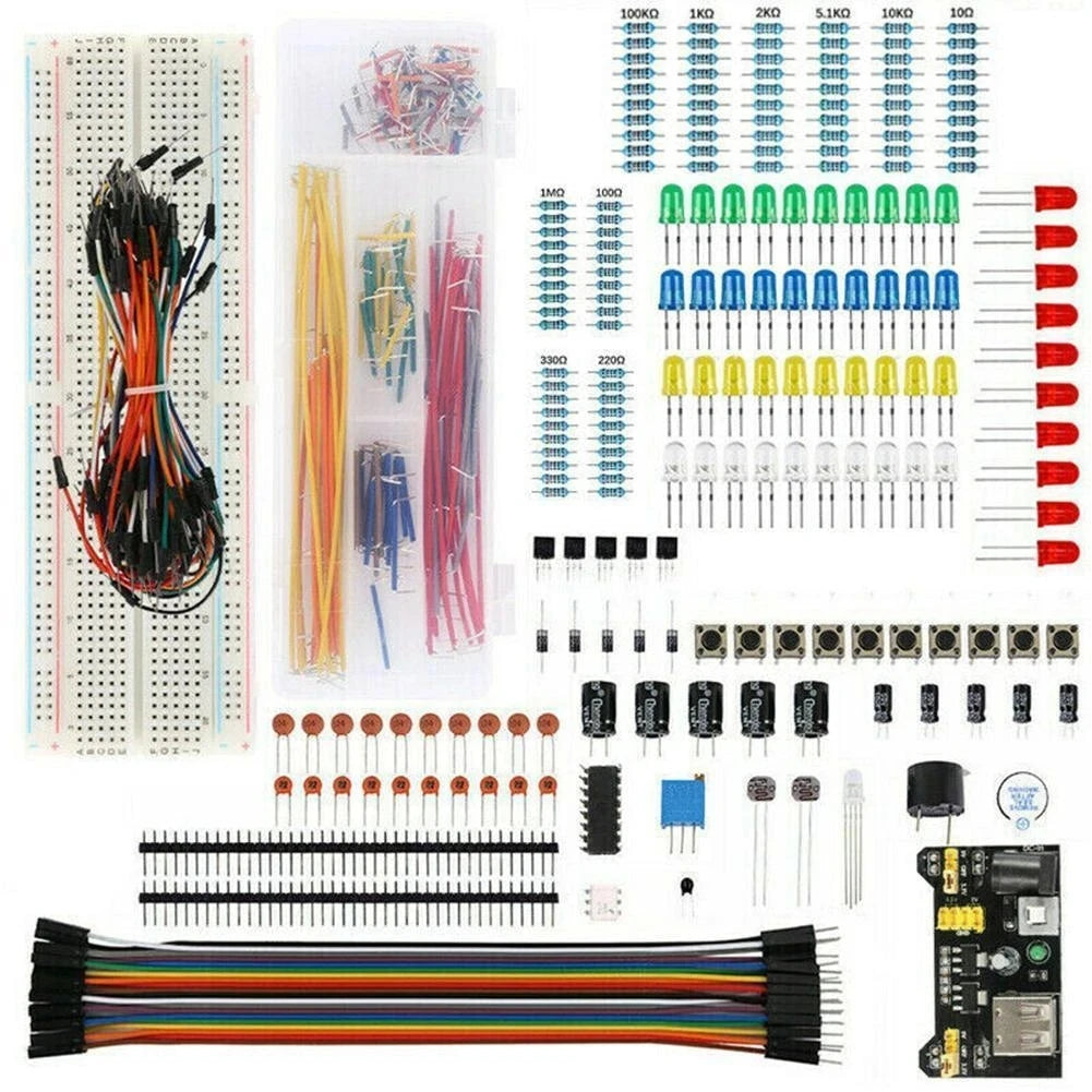 MB-102 830-Hole Breadboard Kit for Arduino UNO R3 Starter Projects
