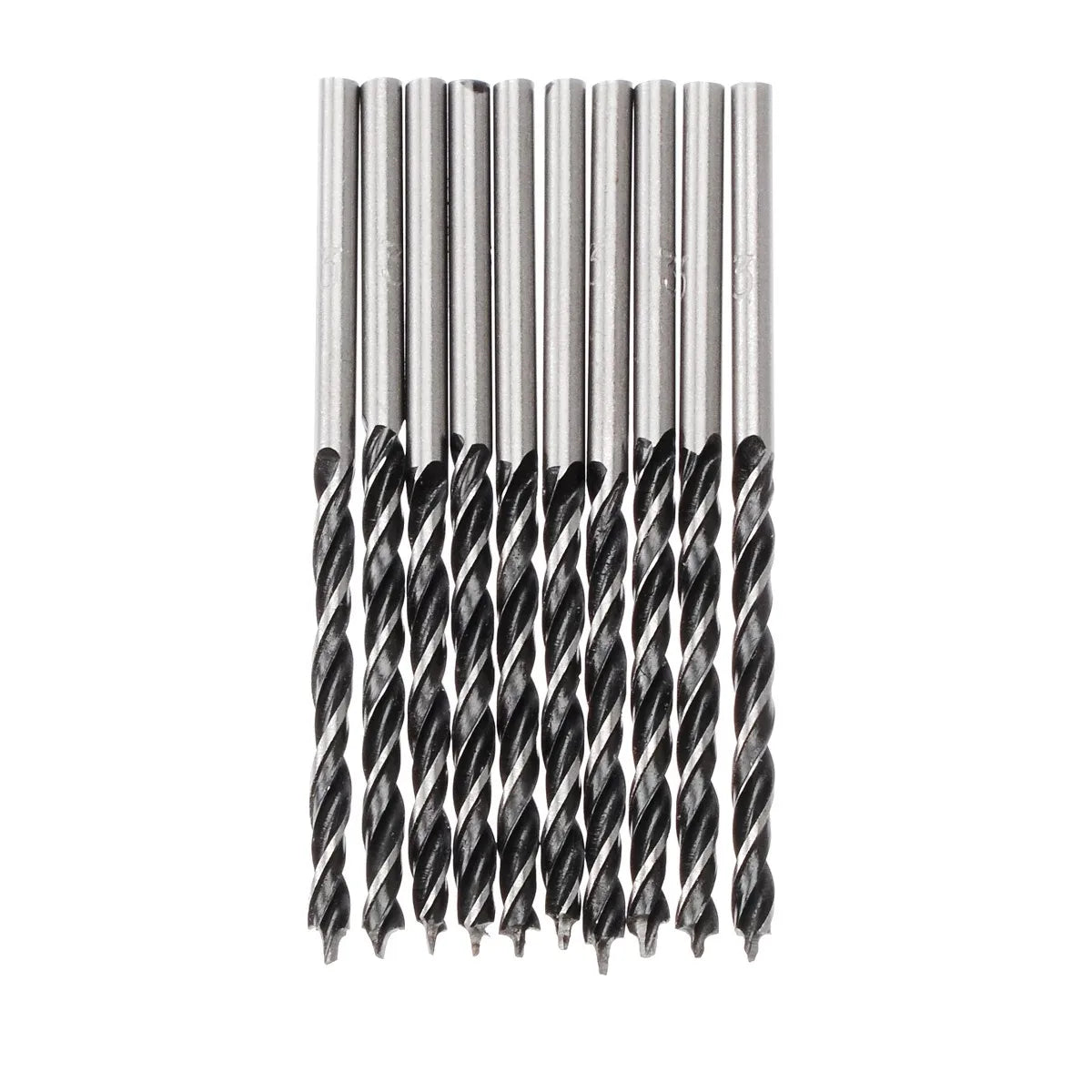 Woodworking Spiral Drill Bit Kit 3mm/4mm/5mm with Center Point for Wood Drills, Power Tool Parts