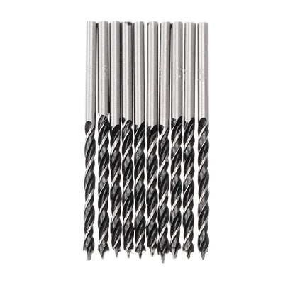Woodworking Spiral Drill Bit Kit 3mm/4mm/5mm with Center Point for Wood Drills, Power Tool Parts