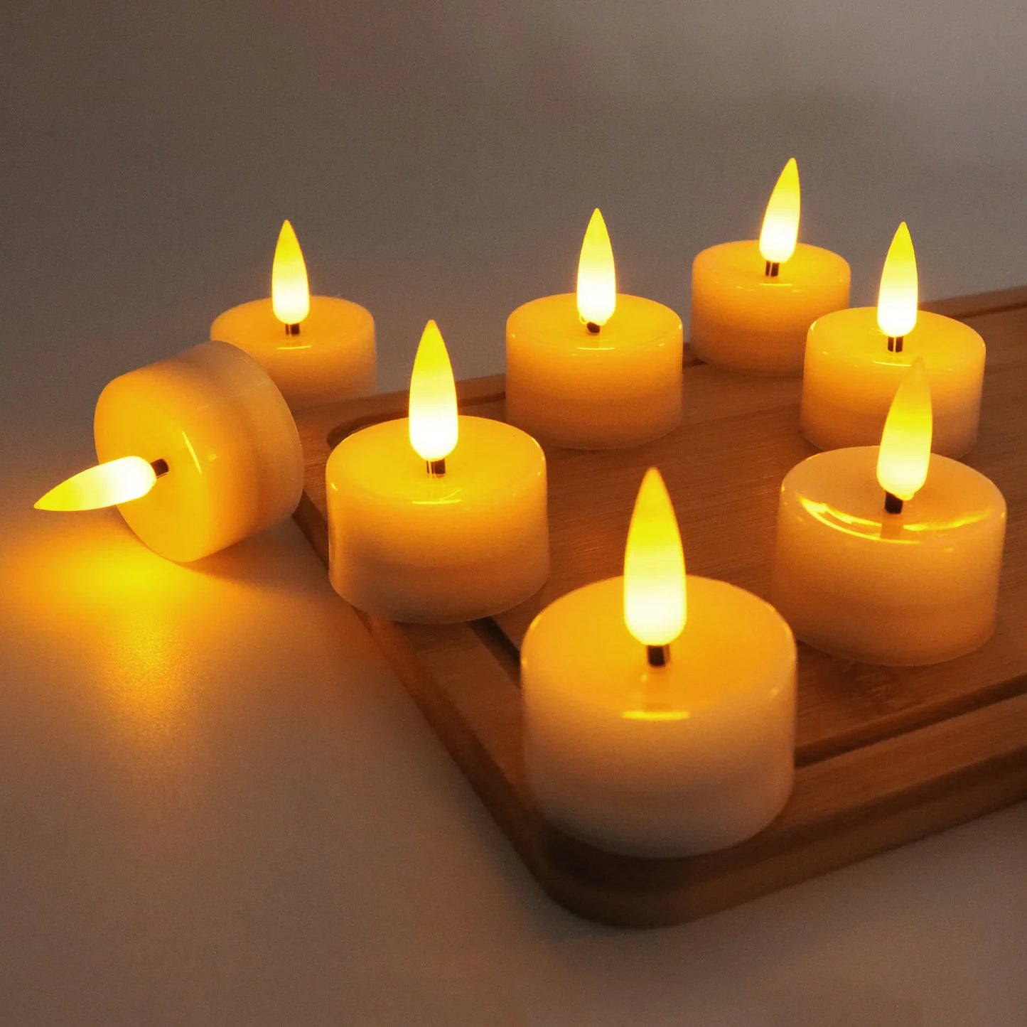 6/12/24/48PCS LED Candle Lights Battery Powered Flameless Flickering Tea Lights Tealight For Wedding Home Birthday Party Decor