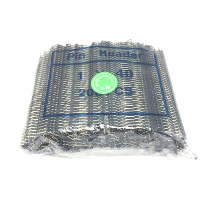 5pcs/lot 40-Pin 2.54mm Single Row Male Pin Header Connector Strip Breakable