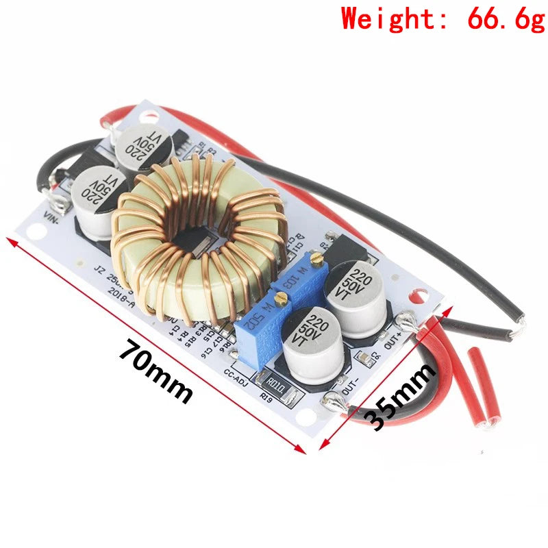 DC-DC Boost Converter Module 250W 10A Non-Isolated Step-Up LED Driver for Mobile Power Supply