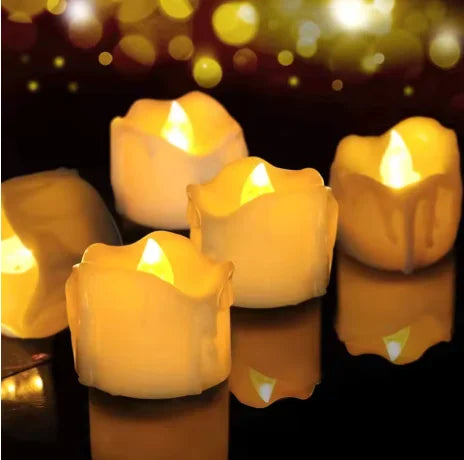 Flameless LED Candle Warm White Tea Light for Home Decor