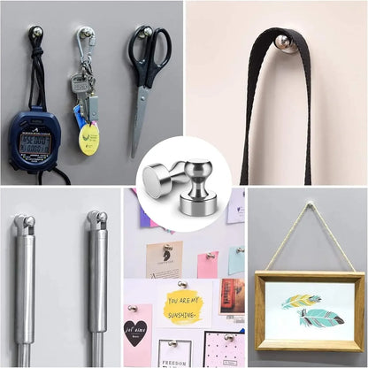 Super Strong Neodymium Magnetic Pushpins, Sucker Thumbtack Magnet, Whiteboard and Fridge Magnets for Office and School, Wholesale