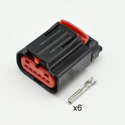 6 Pin Tyco Accelerator Pedal Throttle Sensor Connector 1438153-5 1-1419168-1 DJ7061A-0.6 for Ford GM