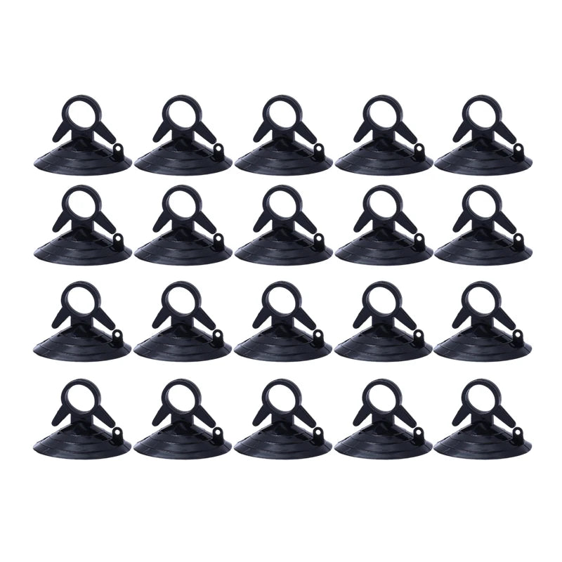 30/10Pcs Car Sun Visor Suction Cups Dovetail Front Gear Sun Visor Suction Cups Transparent PVC Suction Cups Car Decoration