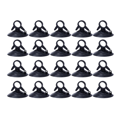 30/10Pcs Car Sun Visor Suction Cups Dovetail Front Gear Sun Visor Suction Cups Transparent PVC Suction Cups Car Decoration