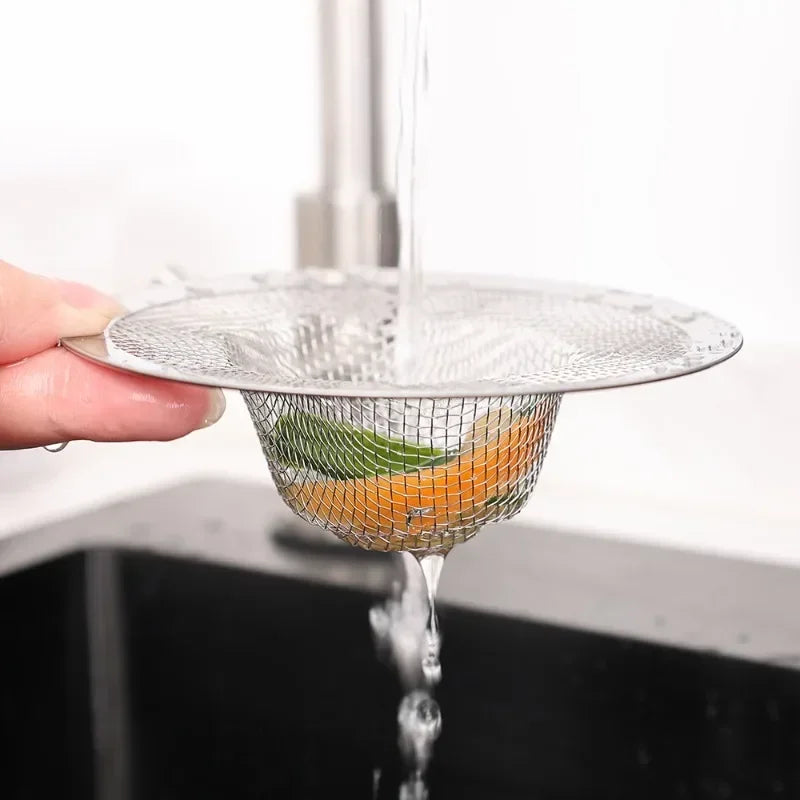 20x Stainless Steel Sink Filter Kitchen Bathroom Floor Drain Mesh Filters Drain Basket Waste Screen Hole Trap Strainer Stopper