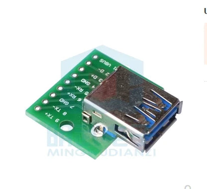 2PCS/LOT USB to DIP Adapter Board Mini/Micro USB 2.54mm 5-Pin Female B Type USB2.0 PCB Converter