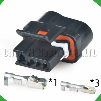 4 Pin Automotive Connectors Water Tank Electronic Fan Wire Harness Plug 12124898 for Chevrolet Buick