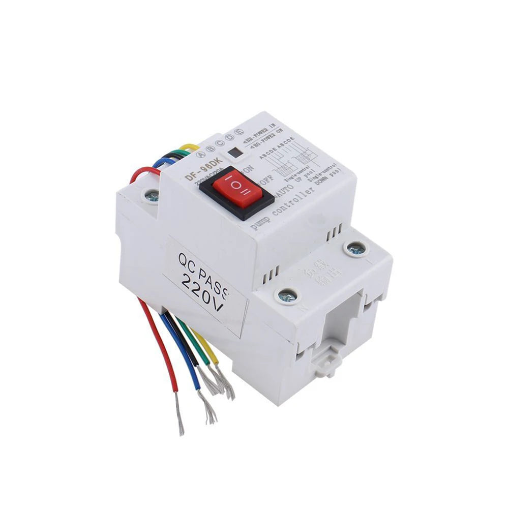 1pcs DF-96DK Automatic Water Pump Controller Switch Tank Liquid Level Detection 20A 220V 50Hz ABS Household Water Pumps