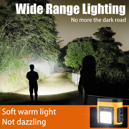 Multifunctional LED Headlamp Cap Clip USB Rechargeable Headlight