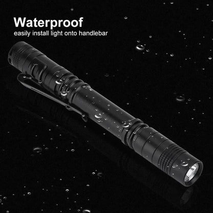 Mini Portable LED Pen Light with Clip Ultra Bright High Lumens Pocket Handheld Flashlight Torch for Camping Outdoor Emergency