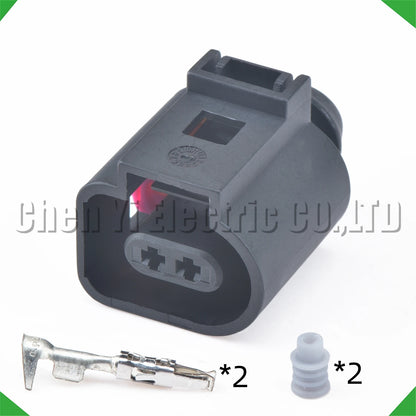 2 Pin Water Temp Sensor Connector 8K0973702D For VW Audi