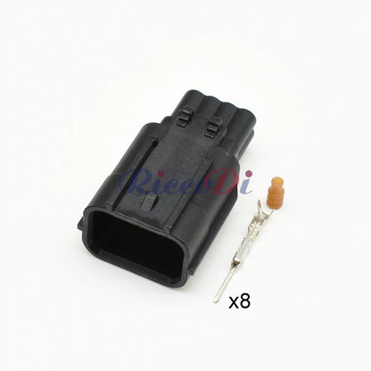 7282-2148-30 / 7283-2148 Automotive 8-Pin Waterproof Headlight & Radar Connector — Cable Socket Plug