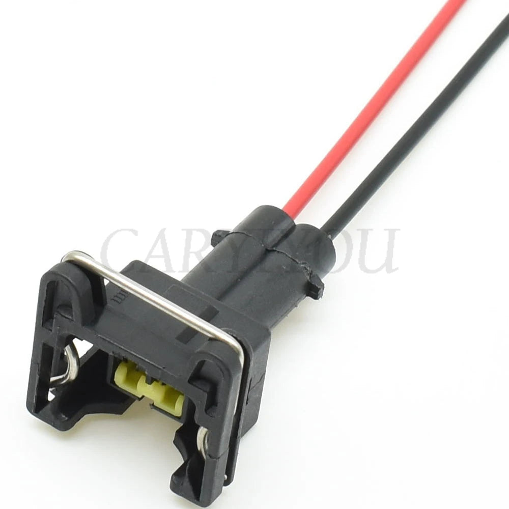 2 Pin Automotive Fuel Injector Connector Male Female Engine Oil Sensor Plug with Terminals