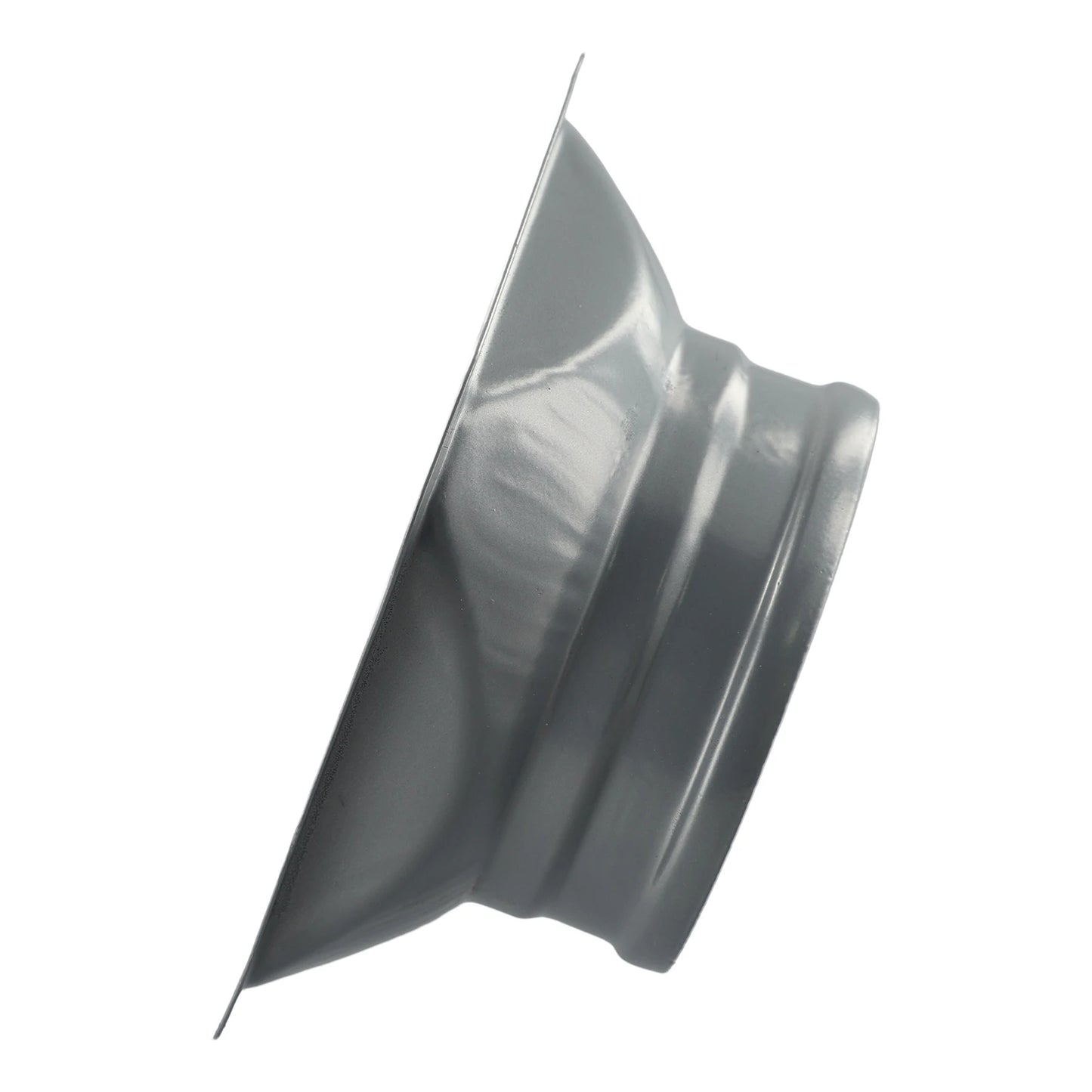 For Kitchen Hood Ventilator Pipe Connecting Vent Flange Exhaust Duct 4-10inch Electrostatic Spray Metal Silver-gray