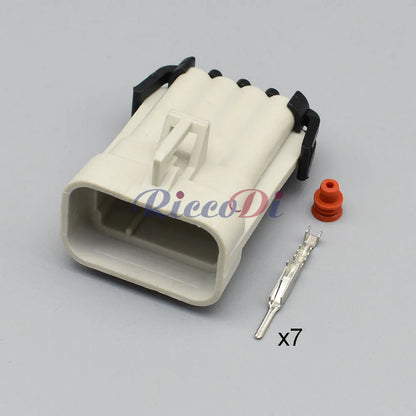 12047933 / 12047938 Automotive 7-Pin Grey Waterproof Connector — Wire Harness Socket Male Female Plug