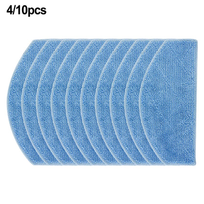 Robot Vacuum Mop Cloths Kit 4/10 Replacement Parts for Lubluelu SL68W Perfect Solution for Daily Household Cleaning