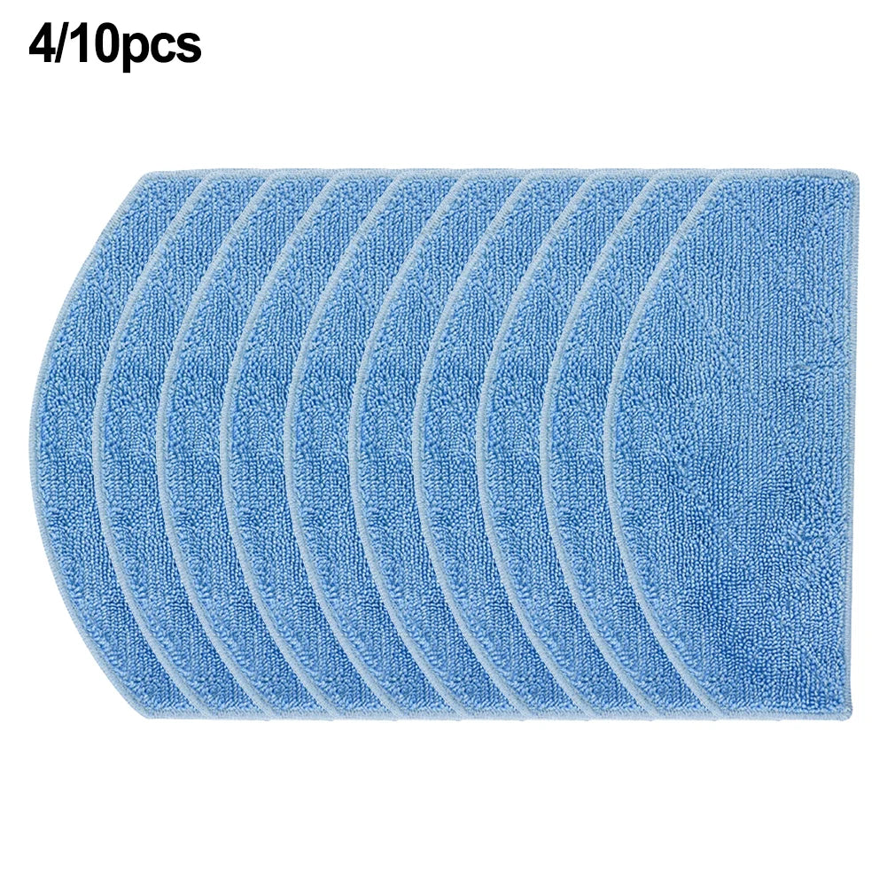 Robot Vacuum Mop Cloths Kit 4/10 Replacement Parts for Lubluelu SL68W Perfect Solution for Daily Household Cleaning