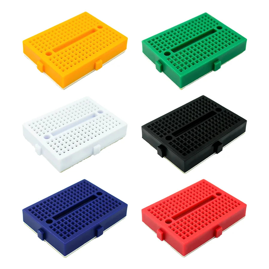 Mini Solderless Breadboard 170 Tie-Points ¨C Compact Experiment Test Board for DIY Electronics