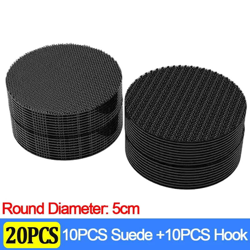 100/2pcs Carpet Fixing Stickers Double Faced High Adhesive Car Carpet Fixed Patches Home Floor Foot Mats Anti Skid Grip Tapes
