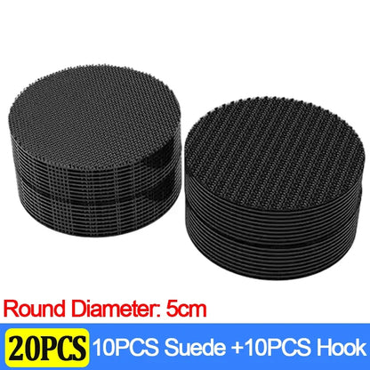 100/2pcs Carpet Fixing Stickers Double Faced High Adhesive Car Carpet Fixed Patches Home Floor Foot Mats Anti Skid Grip Tapes