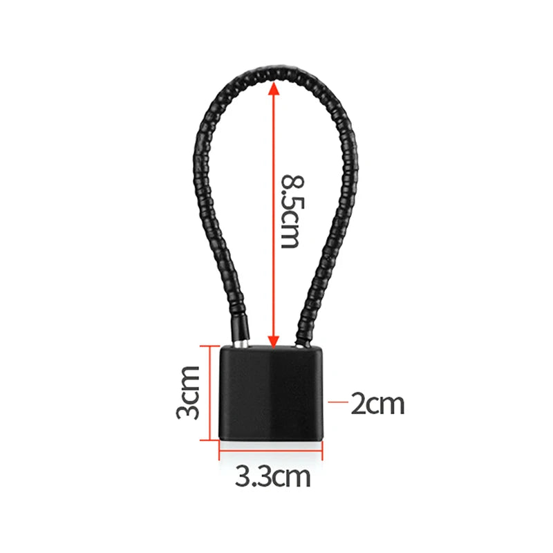 Steel Wire Padlock with Key Anti-theft Cabin Lock