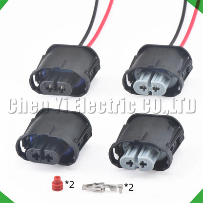 2 Pin H8 Fog Lamp Connector 1-1355668-2 For BMW X1 X3 X5 E60