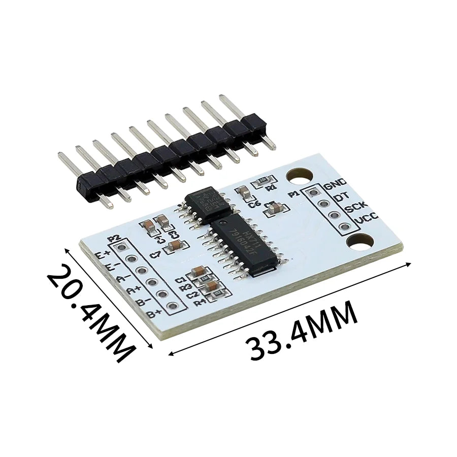 HX711 24-Bit ADC Module with TL431 Reference ¨C Dual-Channel Weighing Sensor for Arduino and DIY Projects