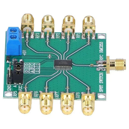 HMC253 RF Switch Module Open 8 RF Switch SMA DC2.5 GHz 3V-5V Power Supply 50x50mm PVB Size 1.0 DB Antenna Module