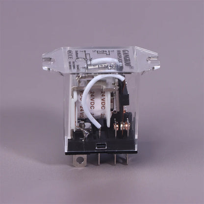 JQX-13F HH62P High Power Relay Coil General DPDT Micro Mini Electromagnetic Relay Switch With Socket Base AC220V DC12V24V