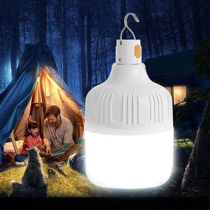 160W LED Camping Light Multifunctional USB Rechargeable Lamp Portable Tactical Flashlight for Outdoor Fishing Emergency Lanterns