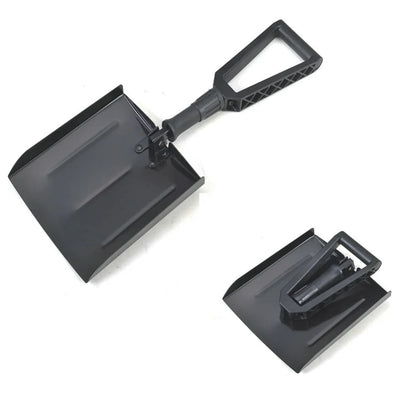 For Car Trunk Folding Snow Shovel Black Compact Snow Shovel With Pouch Snow Shovel Carry Pouch Included Multi-purpose Use