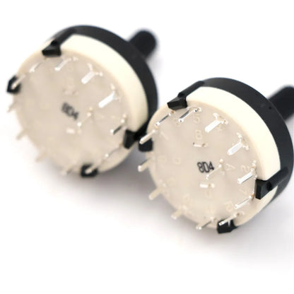 2pcs RS26 1 Pole Position 12 Selectable Band Rotary Channel Selector Switch