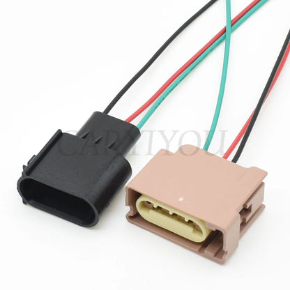 3-Pin Headlight & Turn Signal Connector Pigtail Harness Plug for Ford F-150 Mustang Focus
