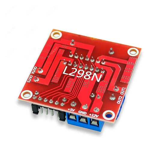 L298N Dual H-Bridge DC Stepper Motor Driver Module for Arduino Smart Car Robotics