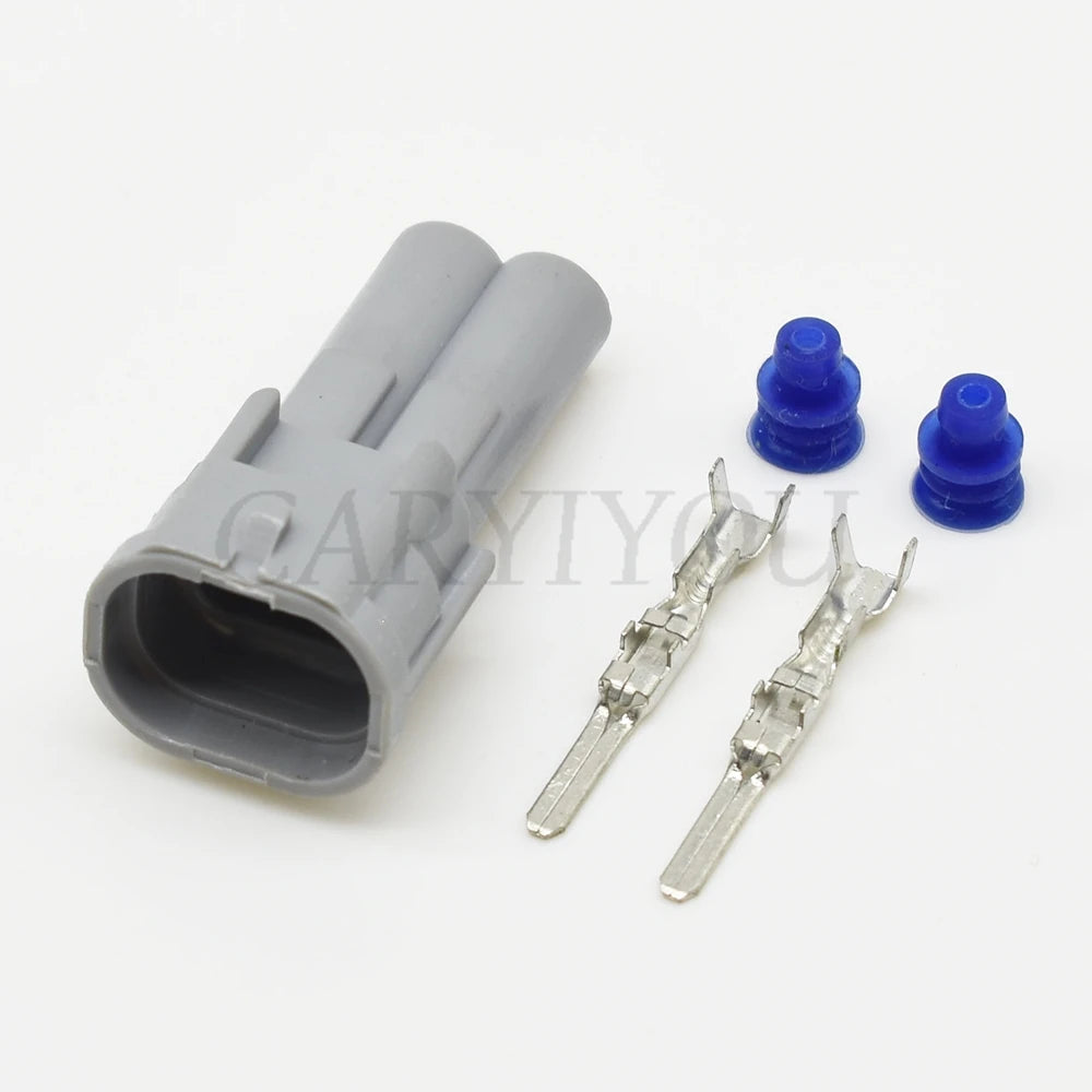 2 Pin Male Female Automotive Fuel Injector Connector EV1 EV6 Wire Plug 6189-0060 / 6180-2405