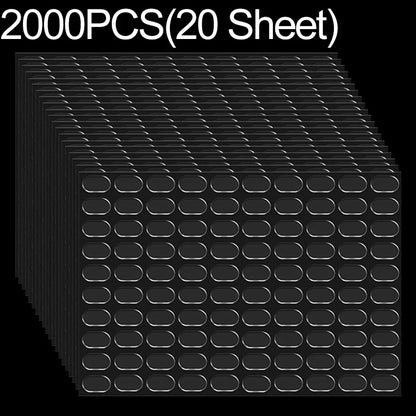 2000/100PCS Strong Double-Sided Tape Blind Box Foot Pad Glue Sticker for Blind Box Landscape Doll Foot Fixed Seamless Patch Tool