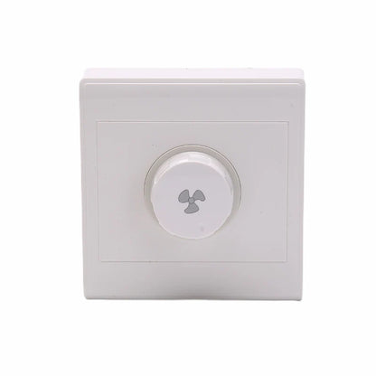 New 1PC Plastic AC220V 10A 15W-300W White 86Type Ceiling Fan Adjustment Stepless Speed Controller Wall Switch