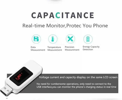 10-in-1 USB Digital Tester Voltmeter Ammeter for Power Bank & Charger