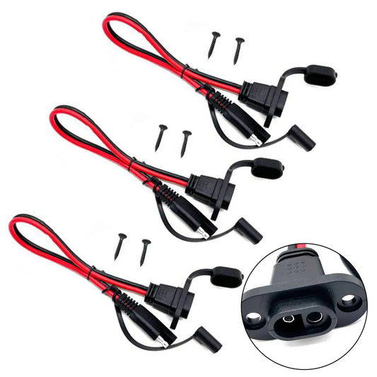 12AWG Cable Adapter Cable Heavy-duty Copper Wire Robust Construction 12AWG Copper Wire Charging Cable Generator