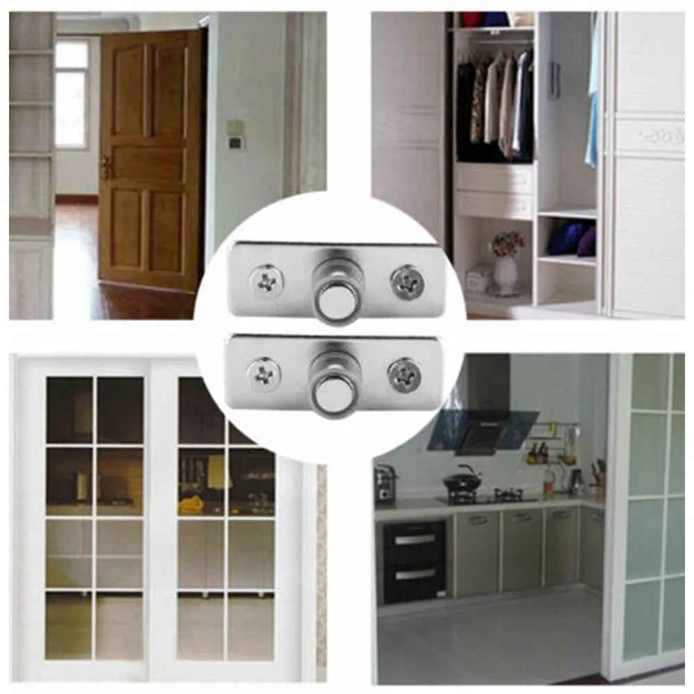 New Practical Home Door Floor Guide Anti-rust Barn Flat High Hardness Sliding Doors Stainless Steel 2 Pcs 2Pcs