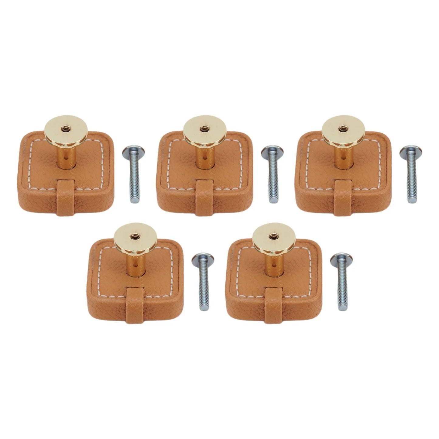 For Kitchen Cabinets Zinc Alloy Knobs Leather Drawer Pulls Stylish Furniture Pulls Sturdy Construction Stylish Furniture Accents