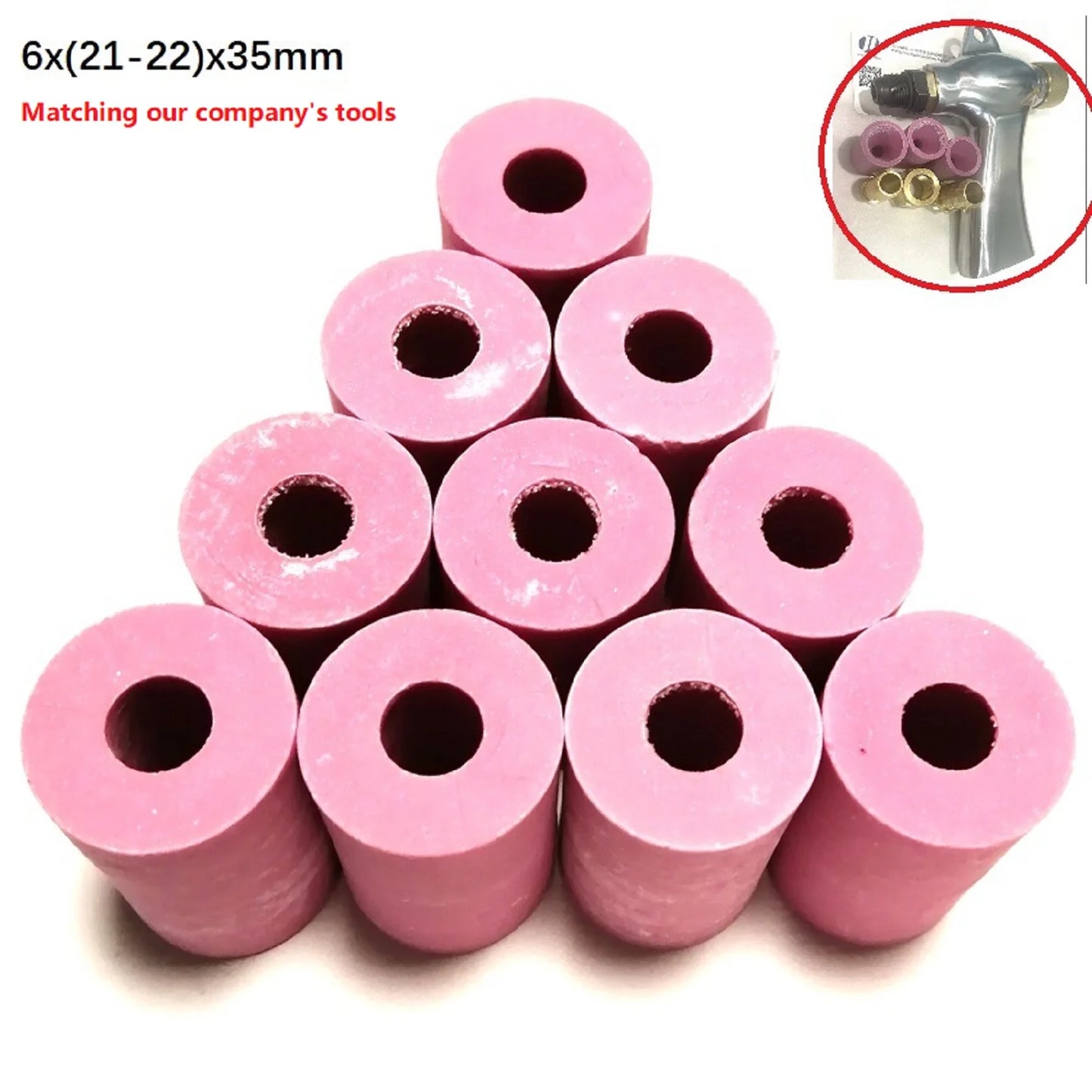 Multi Nozzle Sandblasting Tool Kit with 5 Ceramic Nozzles for Rust and Paint Removal on Metal and Glass with Ergonomic Design