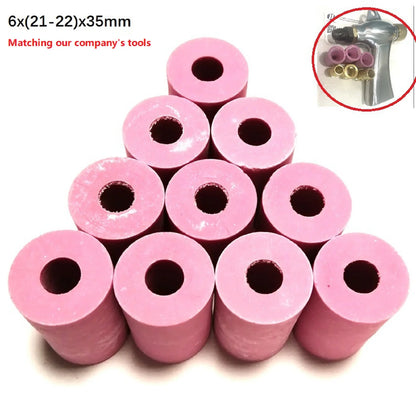 Multi Nozzle Sandblasting Tool Kit with 5 Ceramic Nozzles for Rust and Paint Removal on Metal and Glass with Ergonomic Design