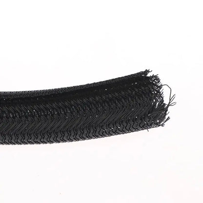 8-32mm Self-Closed Braided Cable Sleeve Wire Organizer High Protection