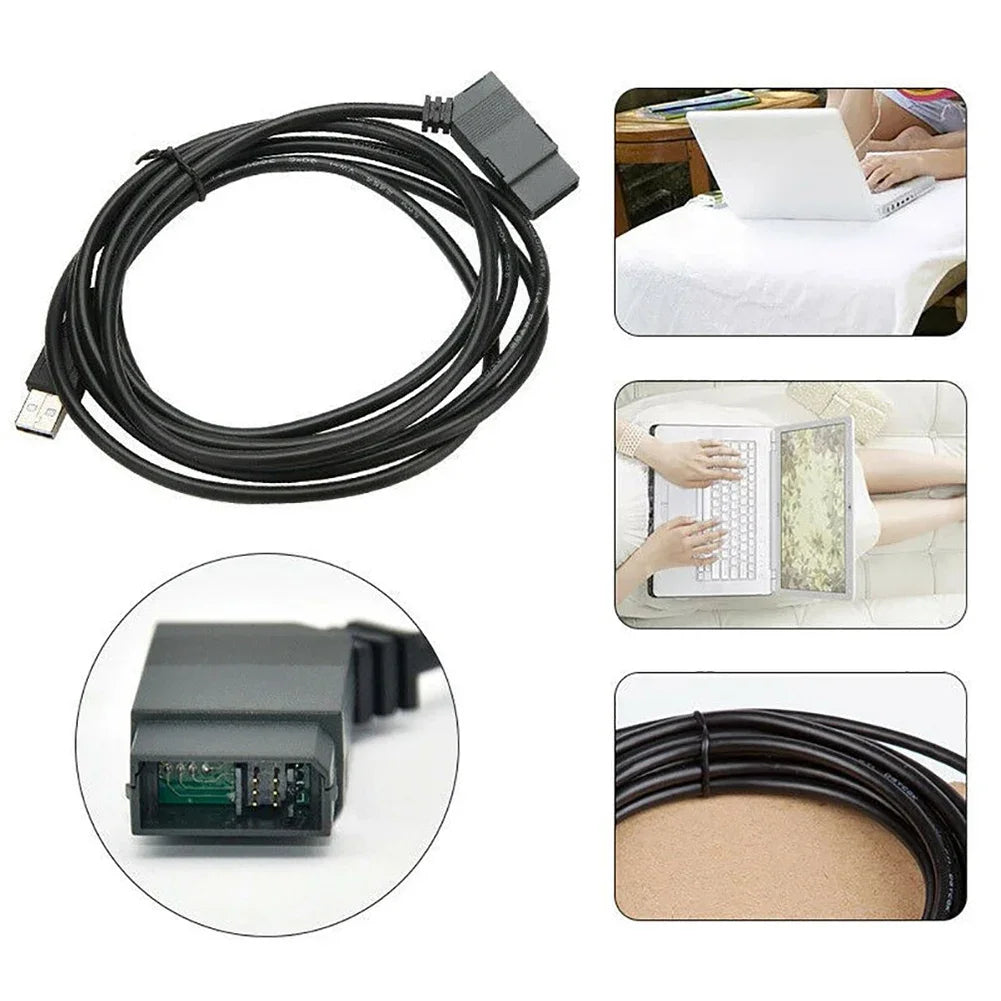 PLC Programming Cable LOGO USB-CABLE For Siemens LOGO 6ED1 057-1AA01-0BA0 Black PLC Programming Cable Electrical Wires
