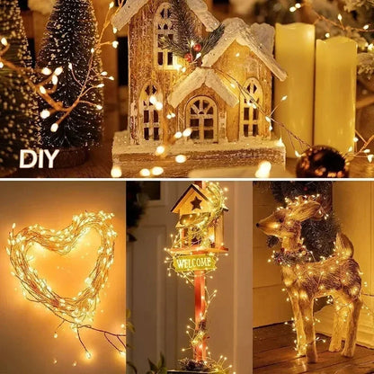 USB Powered 3/6M Remote Control Fairy Lights for Wedding Christmas Party Garden Decoration Firecracker String LED Lights