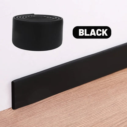 Self Adhesive Skirting Line 3D Wall Stickers Anti-Collision Decoration Strips
